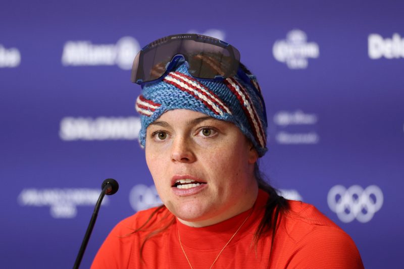 Breezy Johnson is an accomplished knitter as well as Olympic champion