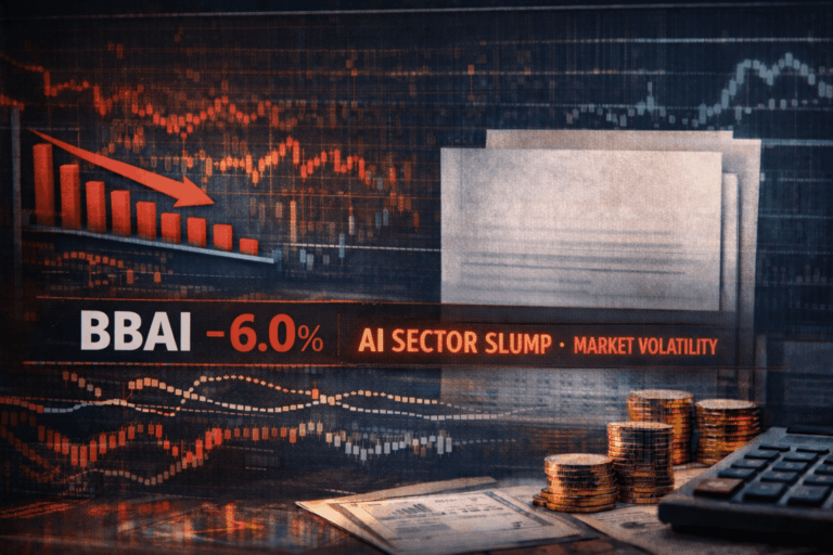 Why is BBAI stock plunging more than 6% today?