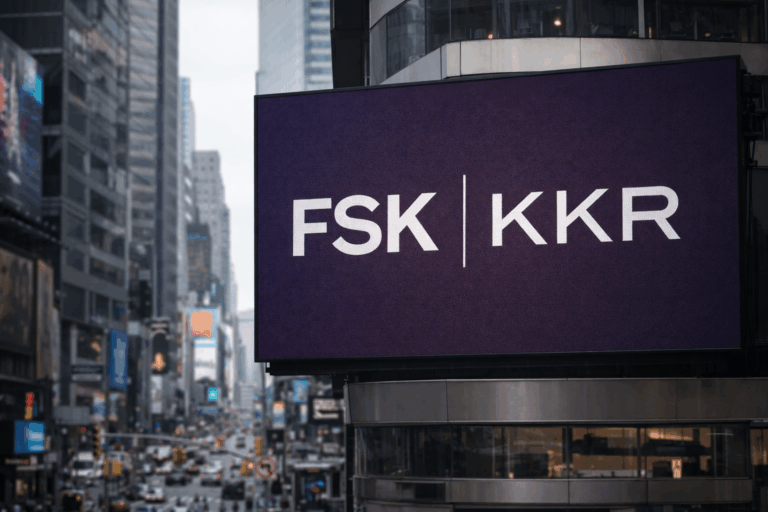 FS KKR stock slides as Moody’s downgrade flags rising credit stress