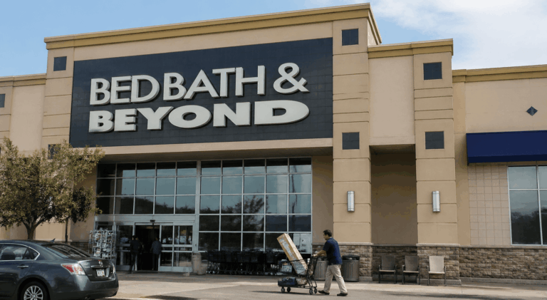 What made Bed Bath & Beyond stock pare back its entire Q1 earnings gain?